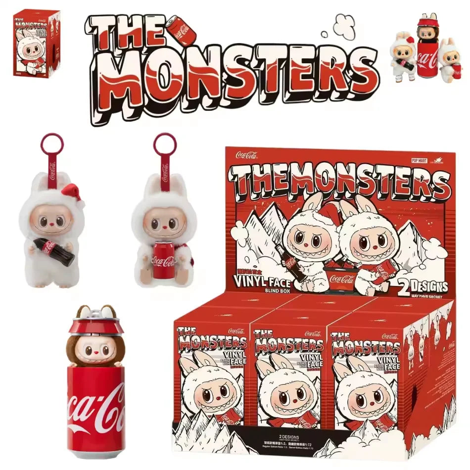 Labubu The Monsters x Coca-Cola Doll Keychain Figure