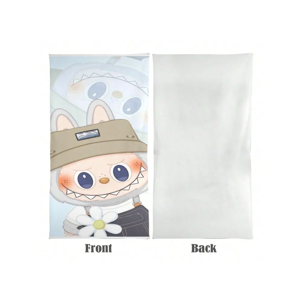Labubu Quick-Dry Beach Towel – Lightweight & Soft