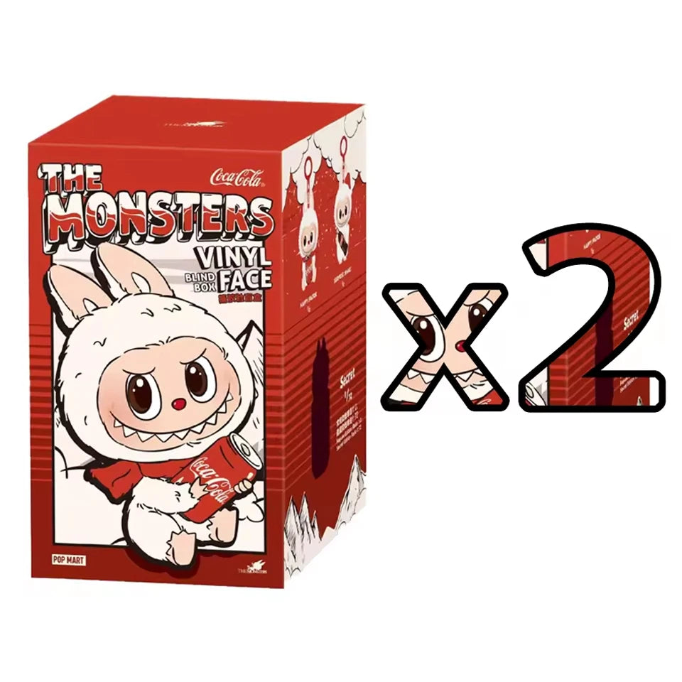 Labubu The Monsters x Coca-Cola Doll Keychain Figure