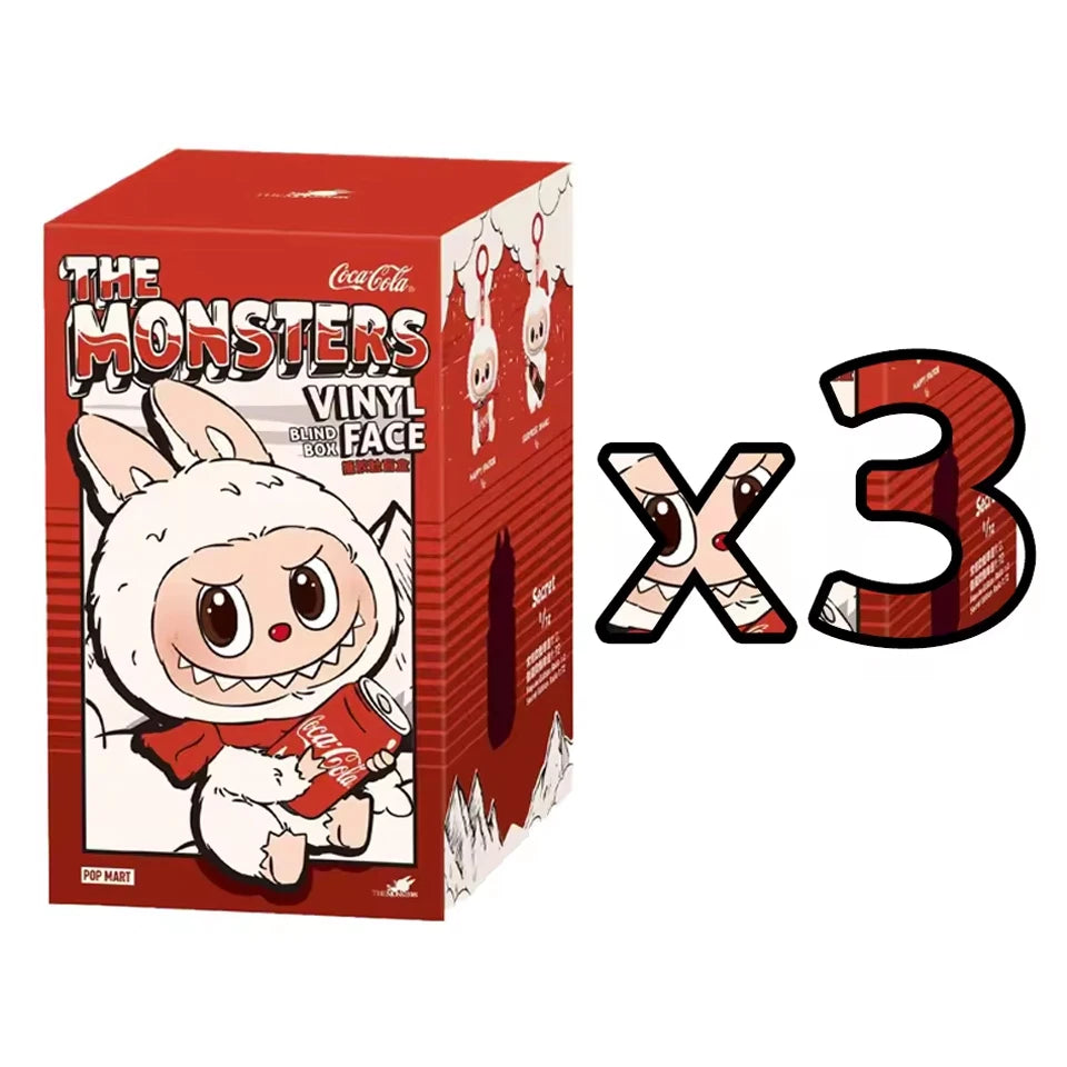 Labubu The Monsters x Coca-Cola Doll Keychain Figure
